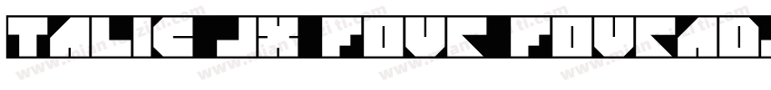 talic JX Four FourAdjust字体转换